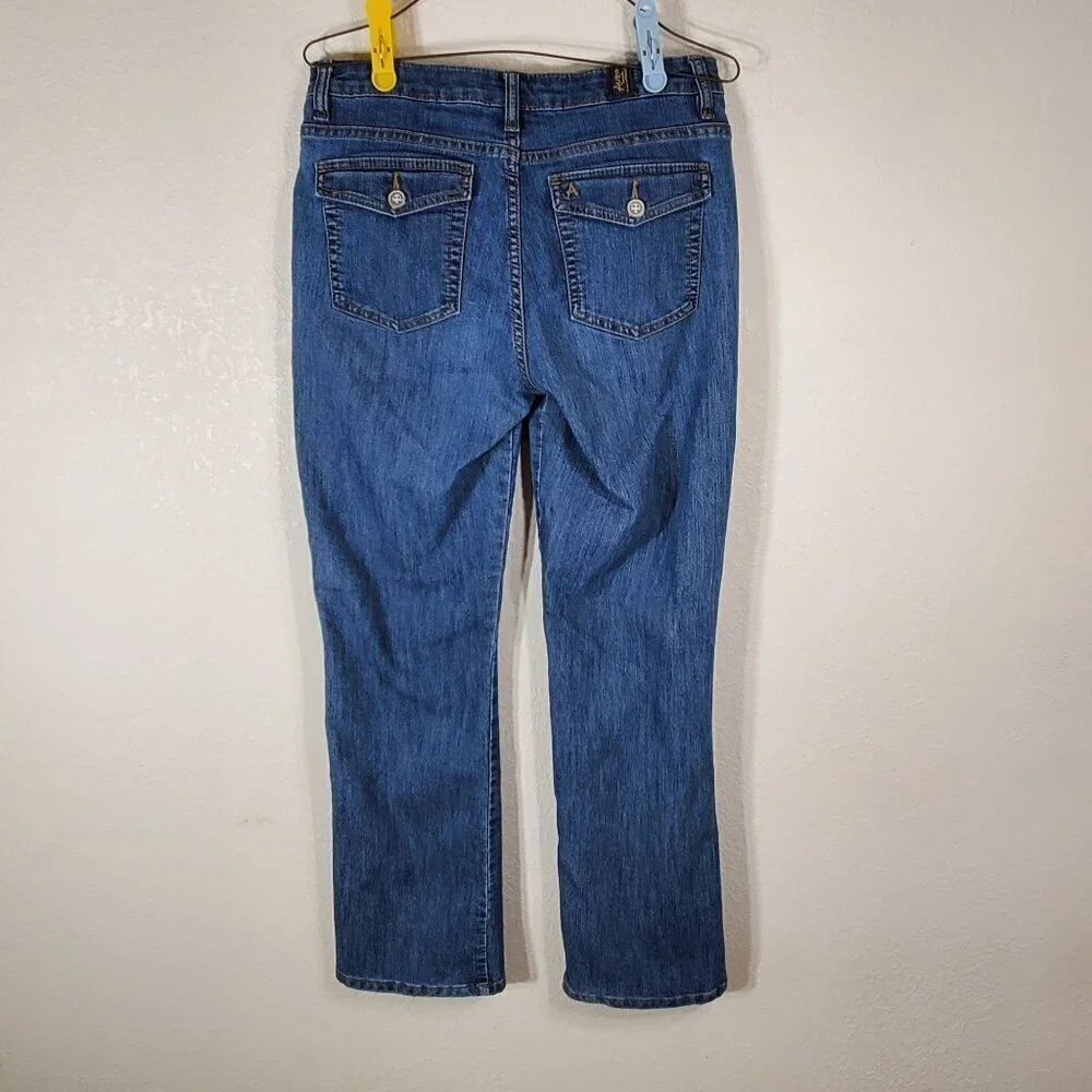 Wrangler Womens Aura Classic Blue Denim Jeans Average Fit 32x31